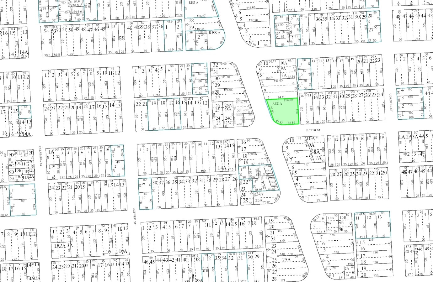 Plan cadastral