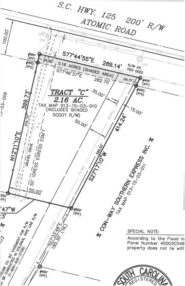 Atomic, Beech Island, SC à vendre - Plan cadastral – Image 2 sur 2