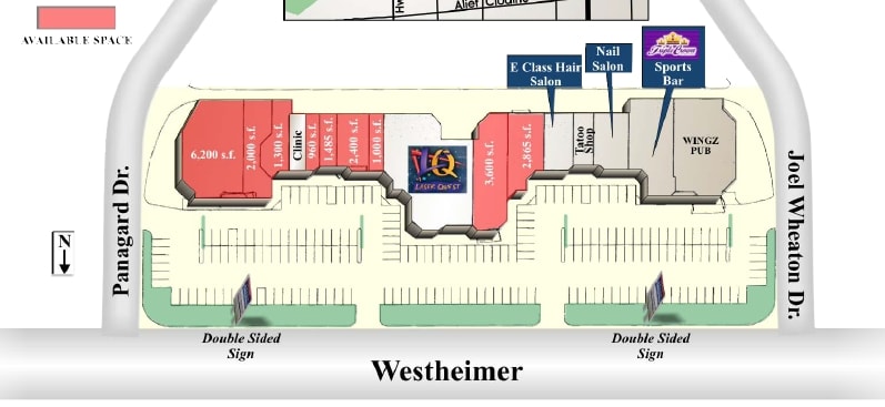 13711 Westheimer Rd, Houston, TX à louer Plan de site– Image 1 sur 1
