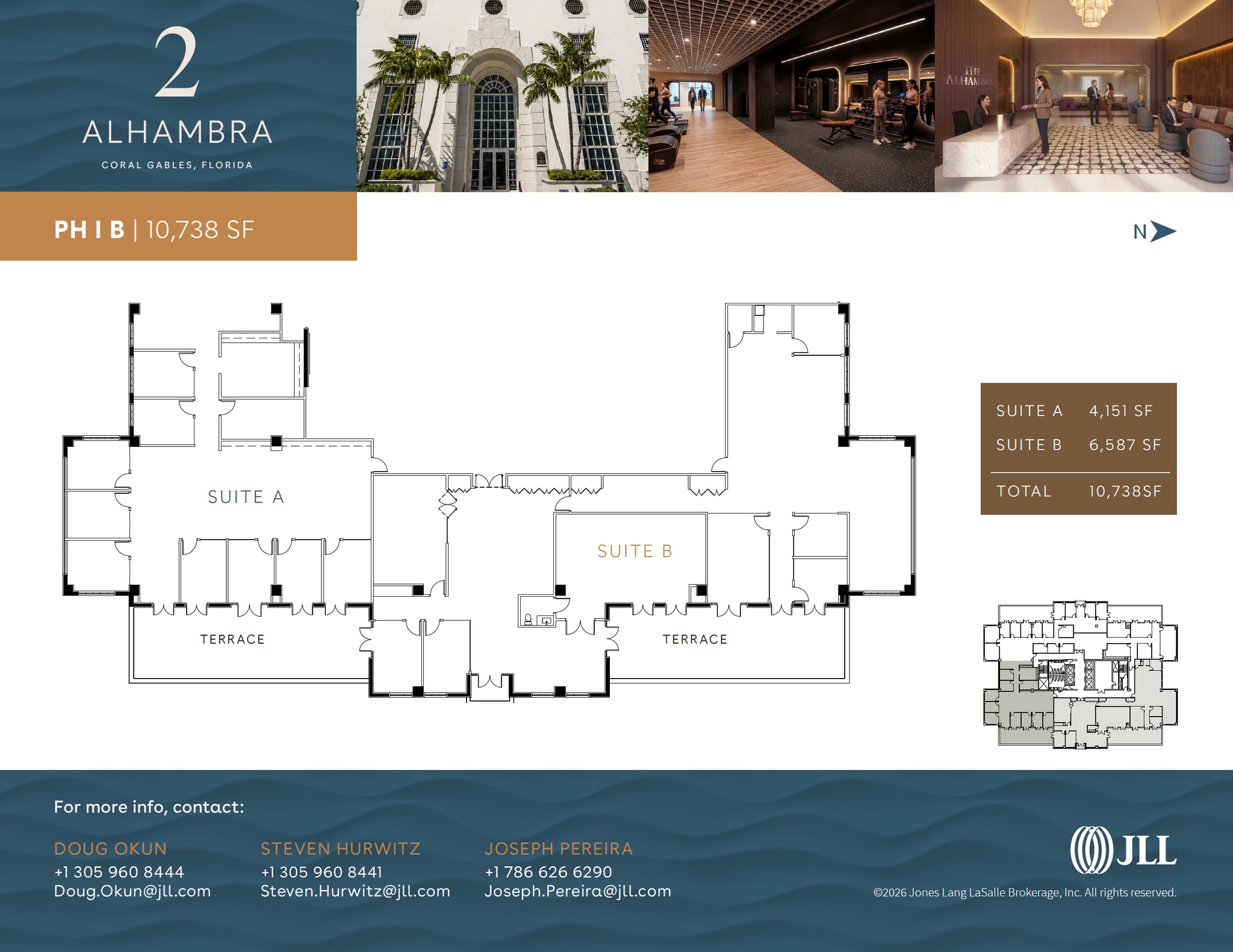 2 Alhambra Plz, Coral Gables, FL à louer Plan d’étage– Image 1 sur 1