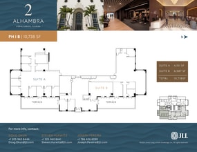 2 Alhambra Plz, Coral Gables, FL à louer Plan d’étage– Image 1 sur 1