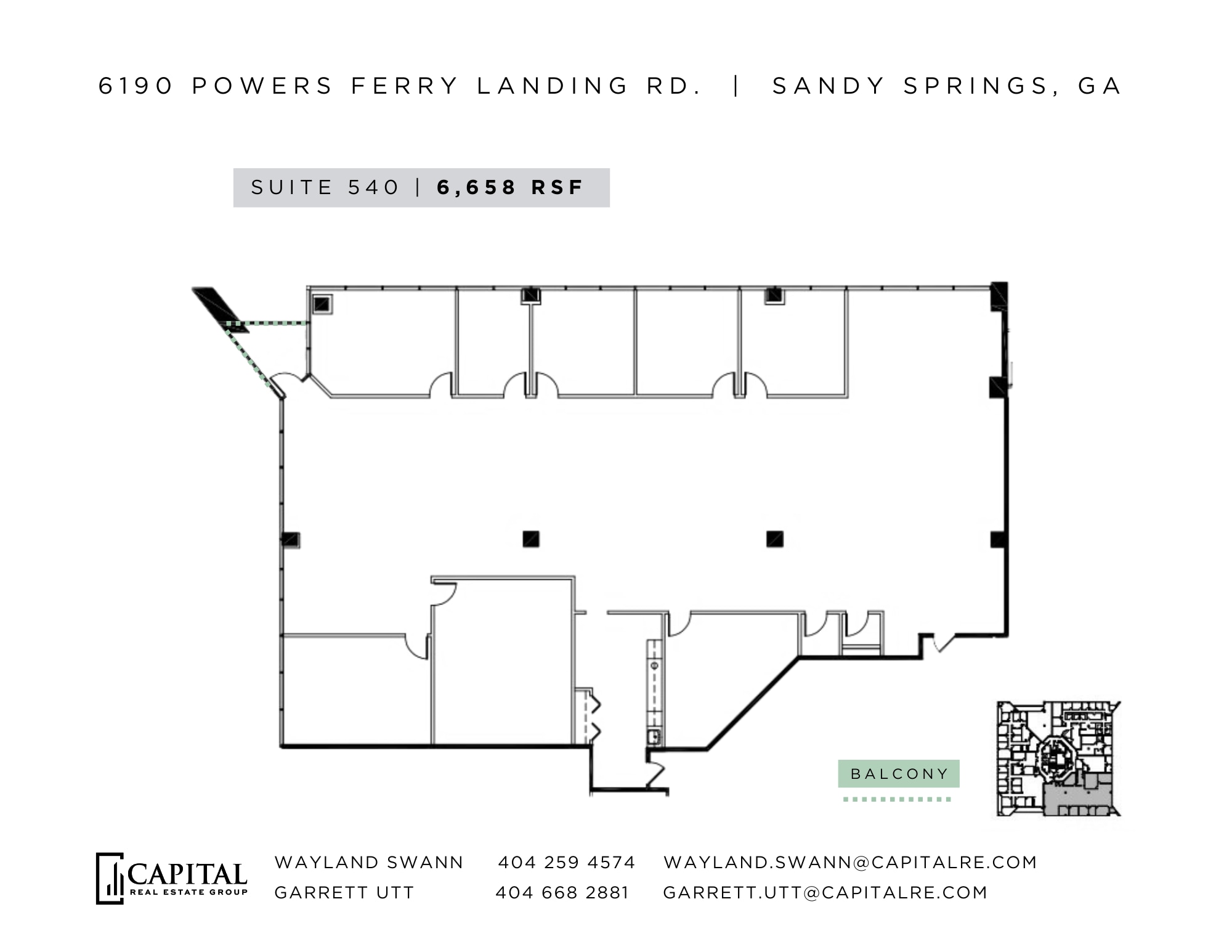 6190 Powers Ferry Landing Rd, Atlanta, GA à louer Plan d’étage– Image 1 sur 1