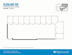 4130 Parklake Ave, Raleigh, NC à louer Plan d’étage– Image 1 sur 1