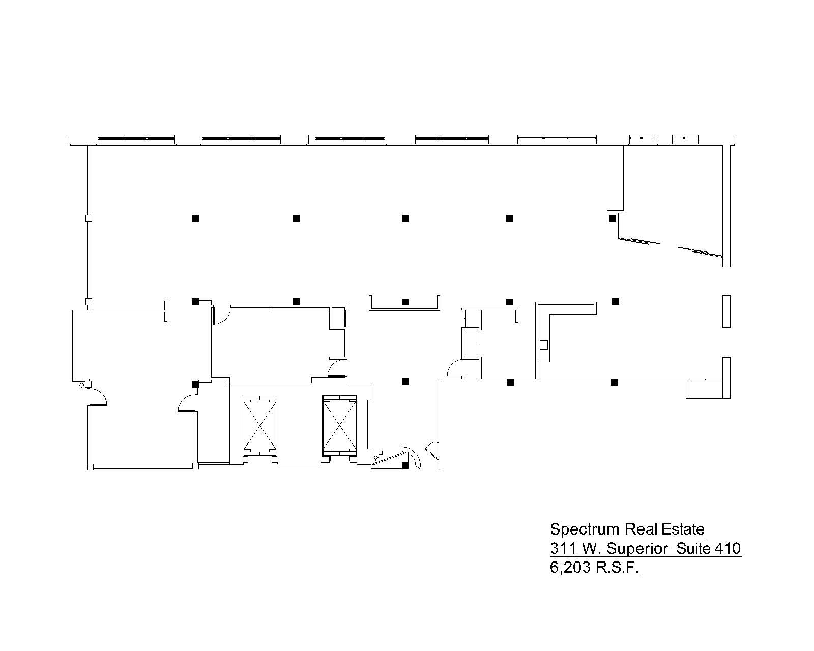 311 W Superior St, Chicago, IL à louer Plan d’étage– Image 1 sur 1