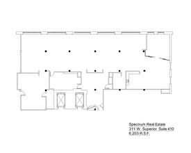 311 W Superior St, Chicago, IL à louer Plan d’étage– Image 1 sur 1