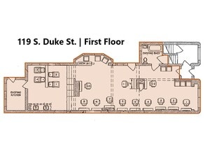 119 S Duke St, York, PA à louer Plan d’étage– Image 1 sur 7
