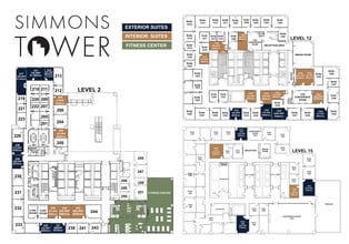 425 W Capitol Ave, Little Rock, AR à louer Plan d’étage– Image 1 sur 10