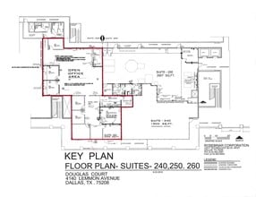 4140 Lemmon Ave, Dallas, TX à louer Plan de site– Image 1 sur 7