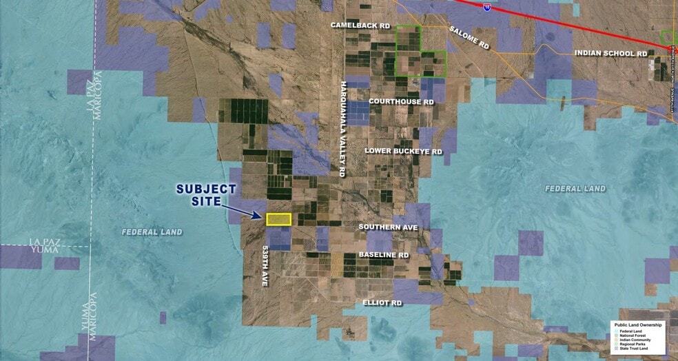 539th Ave & Southern Ave, Tonopah, AZ à vendre - Aérien – Image 2 sur 2