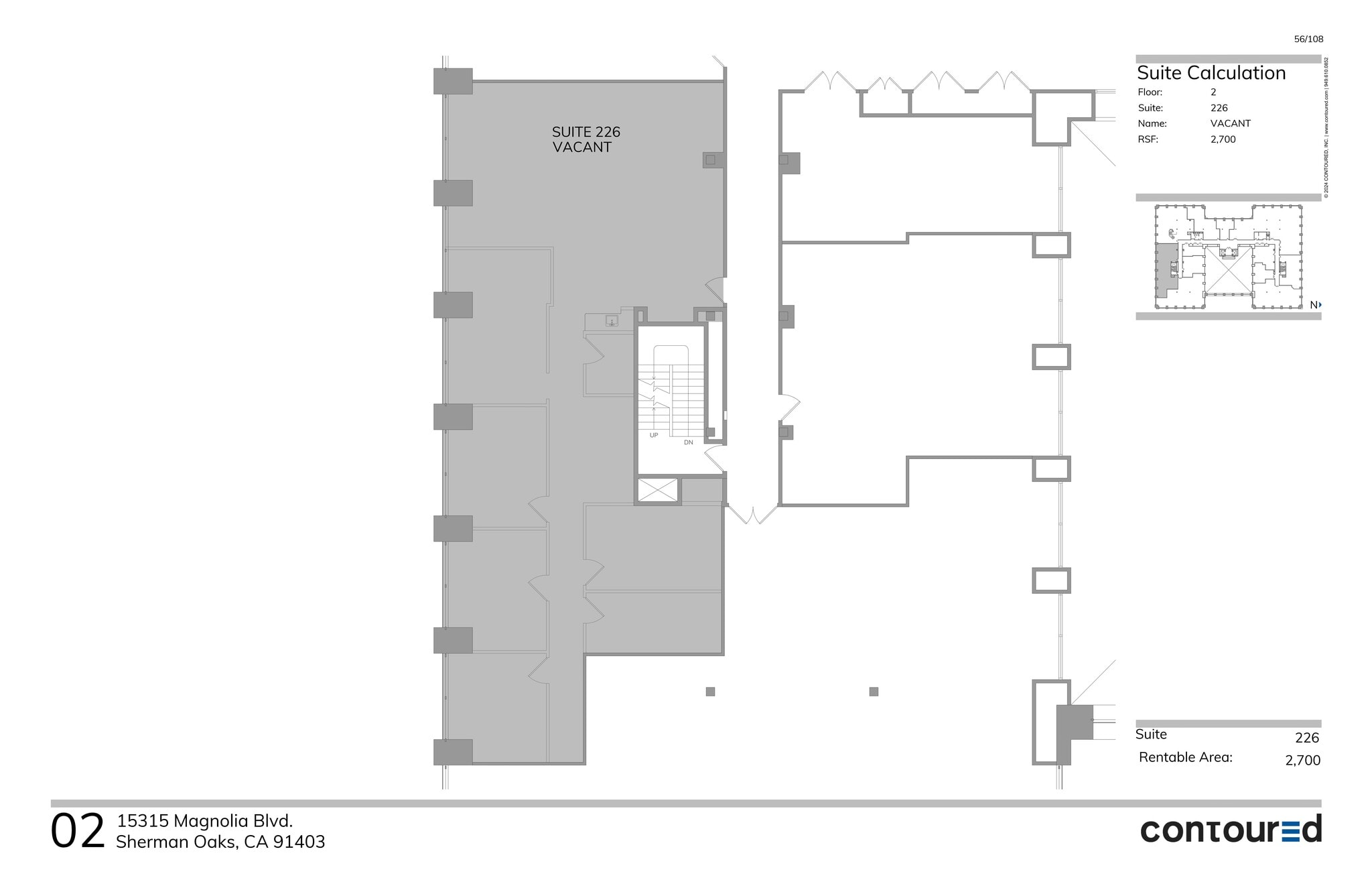 15315 Magnolia Blvd, Sherman Oaks, CA à louer Plan de site– Image 1 sur 1