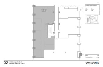 15315 Magnolia Blvd, Sherman Oaks, CA à louer Plan de site– Image 1 sur 1