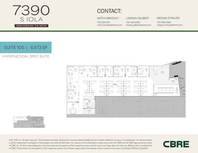 7390 S Iola St, Englewood, CO à louer Plan d’étage– Image 2 sur 4
