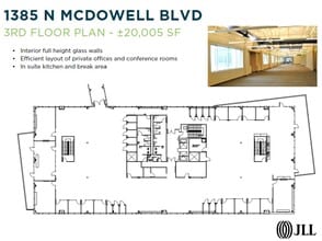 1385 N McDowell Blvd, Petaluma, CA à louer Plan d’étage– Image 1 sur 2