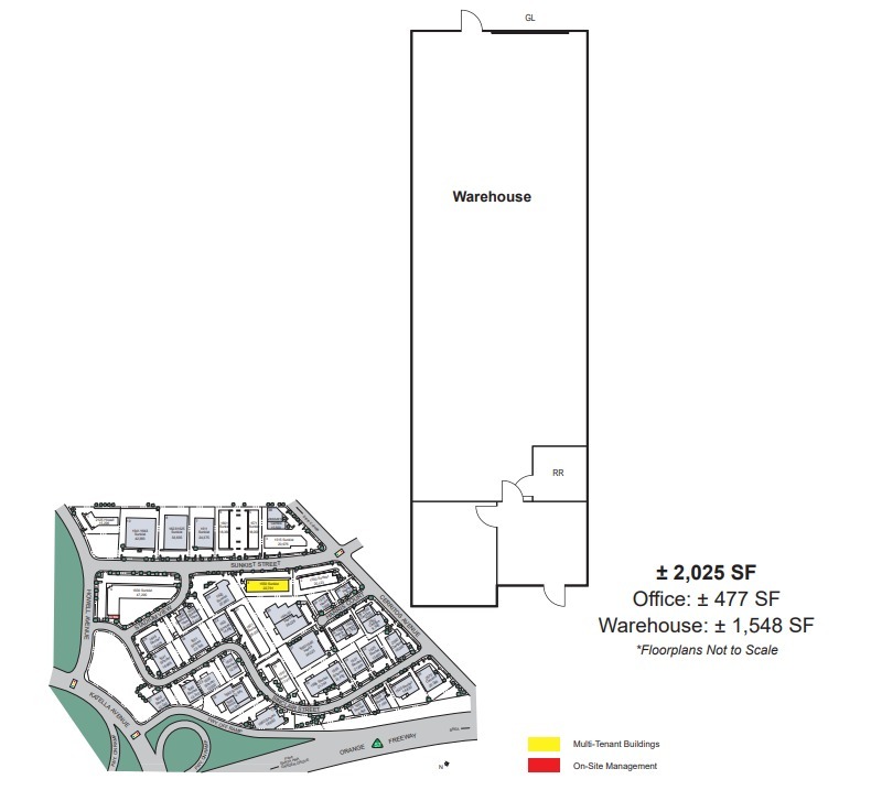 1591 S Sinclair St, Anaheim, CA à louer Plan d’étage– Image 1 sur 1