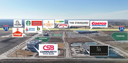 36th, Ankeny, IA - Vue aérienne  vue de carte