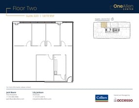 700 Central Expy S, Allen, TX à louer Plan d’étage– Image 1 sur 1