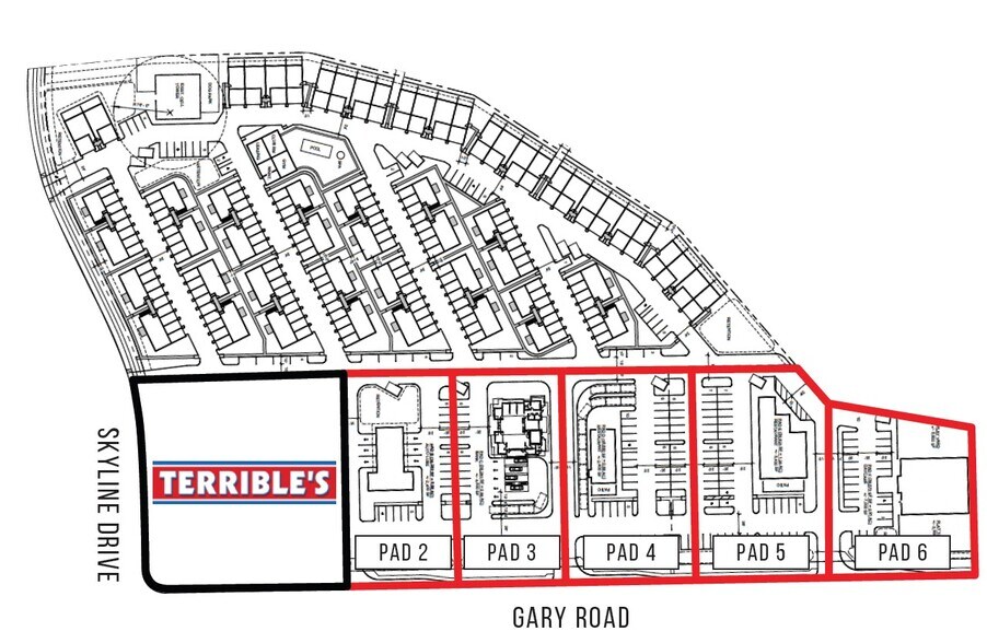 NWC of Skyline Dr & Gary Rd, San Tan Valley, AZ à vendre - Plan de site – Image 3 sur 5