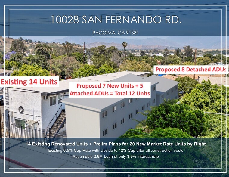 10028 San Fernando Rd, Pacoima, CA à vendre - Photo de l’immeuble – Image 1 sur 17