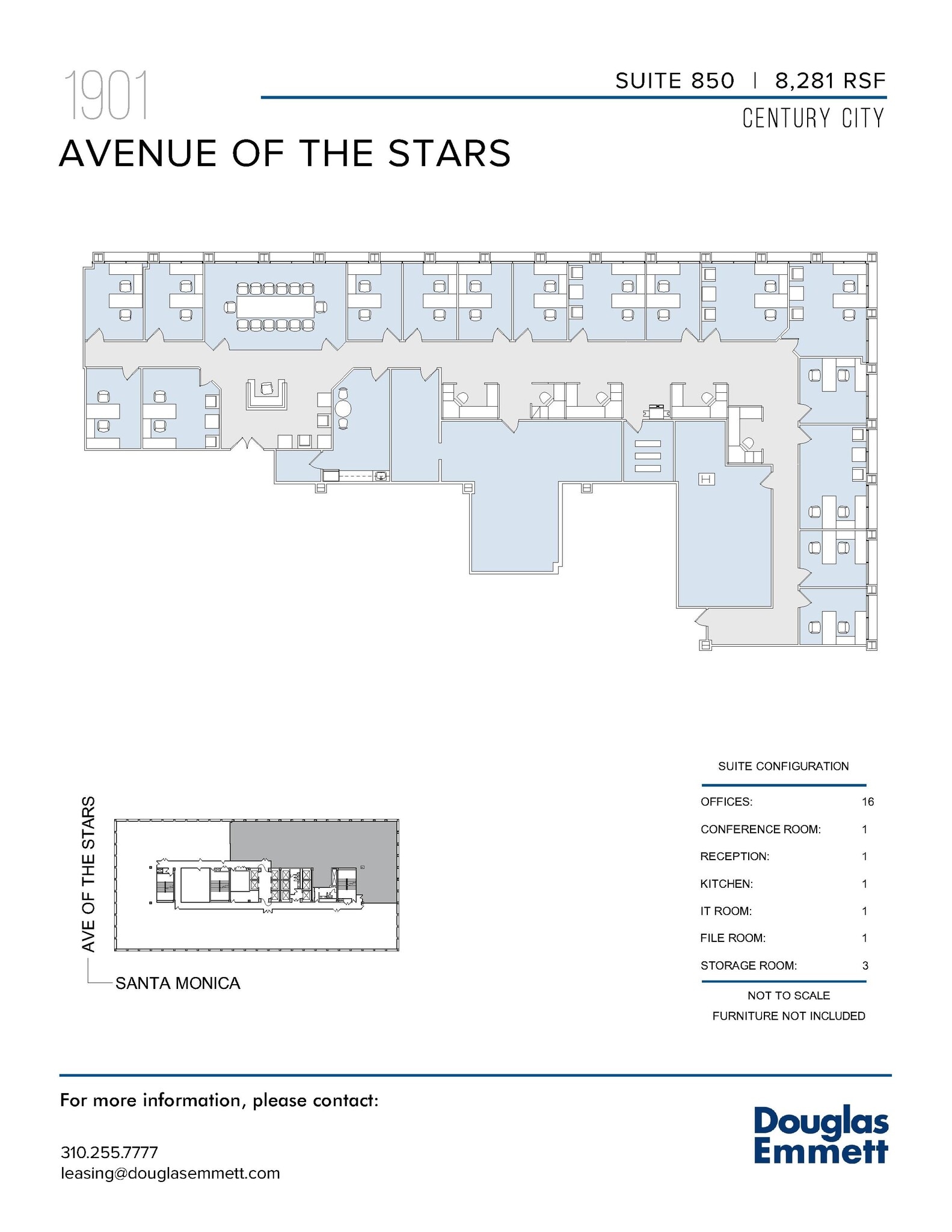 1901 Avenue of the Stars, Los Angeles, CA à louer Plan d’étage– Image 1 sur 1