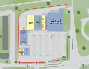 301-327 S Brazosport Blvd, Freeport, TX à louer Plan de site– Image 1 sur 1