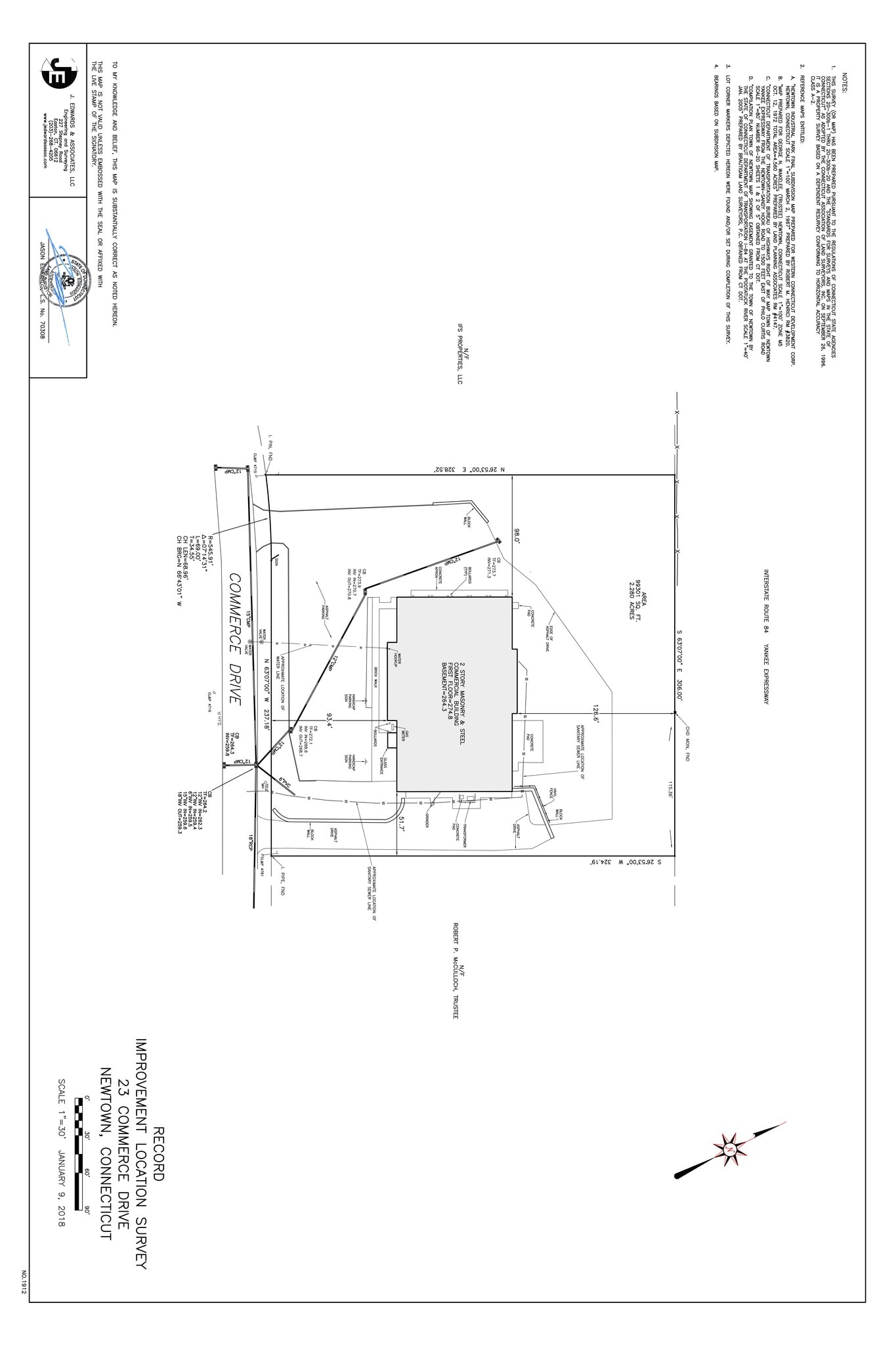 23 Commerce Rd, Newtown, CT à louer Plan de site– Image 1 sur 1