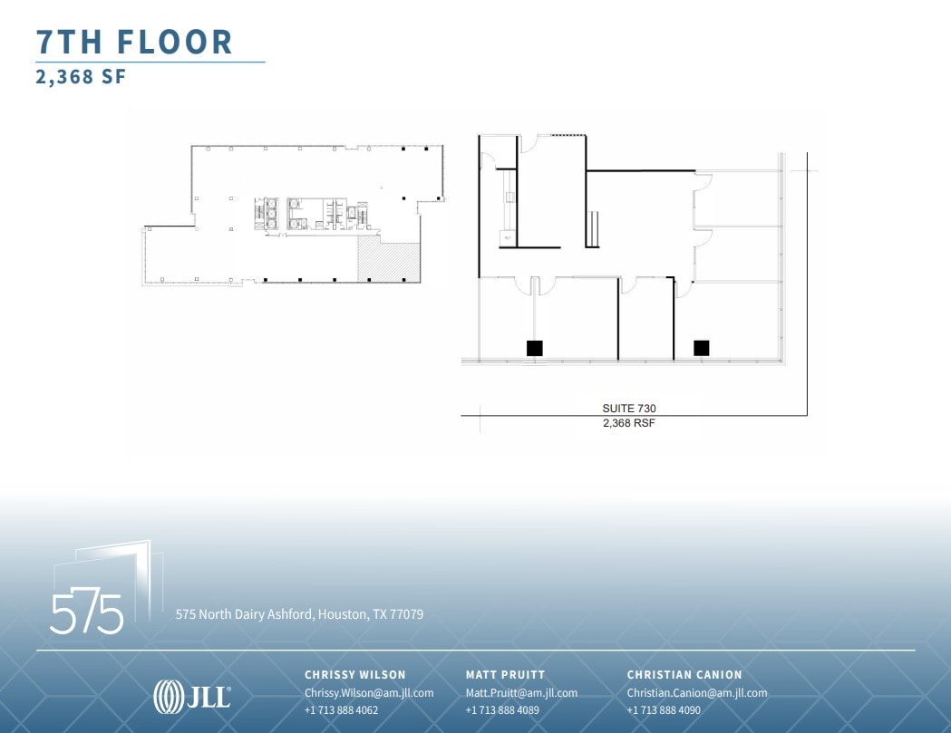 575 N Dairy Ashford Rd, Houston, TX à vendre Plan d’étage– Image 1 sur 1