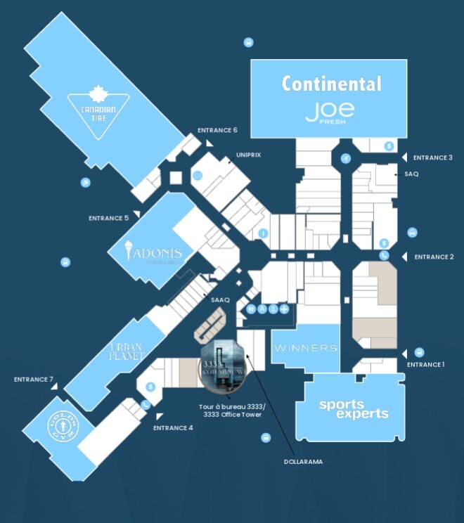 3333 Boul De La Côte-Vertu, Saint-Laurent, QC à louer Plan de site– Image 1 sur 1