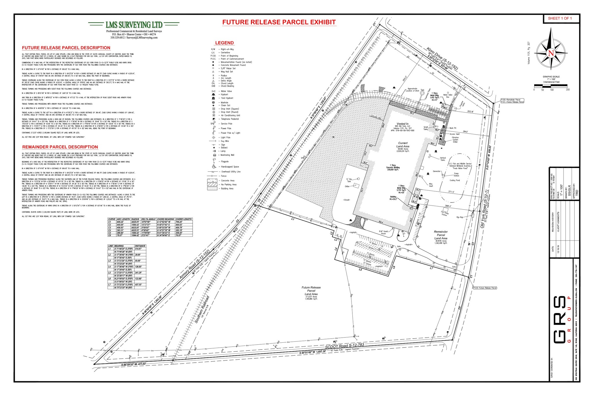 Old York Rd, Chester, SC à louer Plan de site– Image 1 sur 3