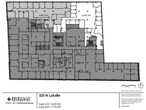 325 N LaSalle St, Chicago, IL à louer Plan d’étage– Image 2 sur 8