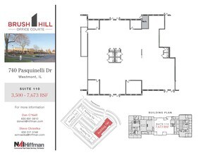 740 Pasquinelli Dr, Westmont, IL à louer Plan d’étage– Image 1 sur 1