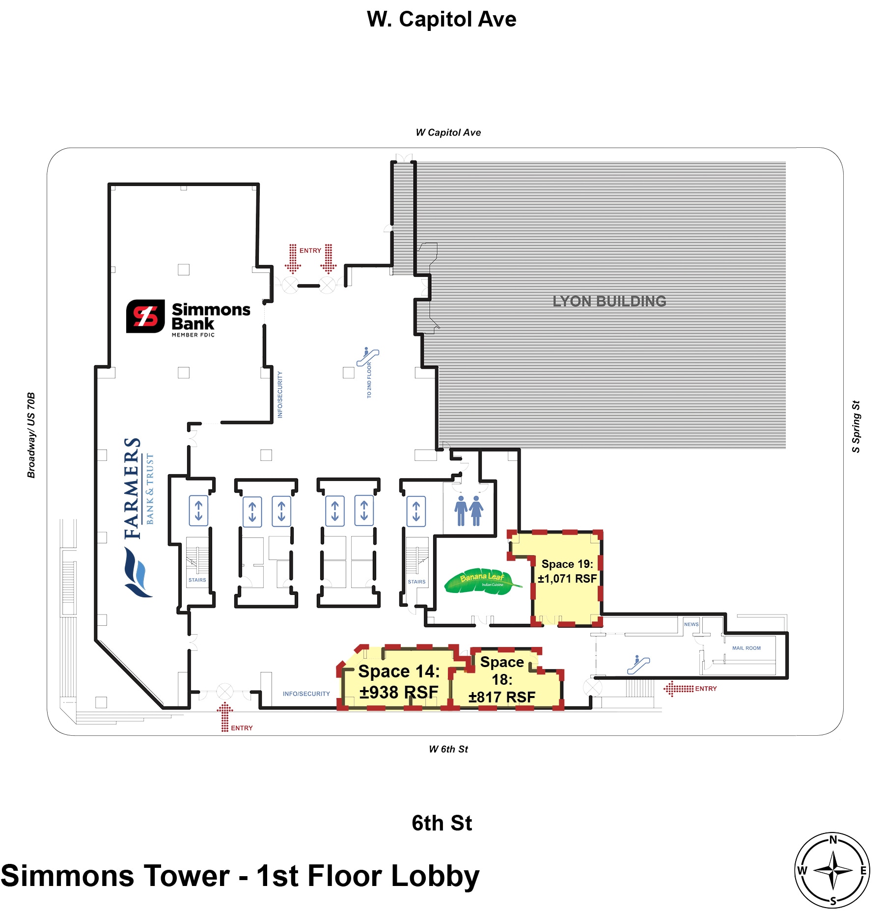 425 W Capitol Ave, Little Rock, AR à louer Photo intérieure– Image 1 sur 6