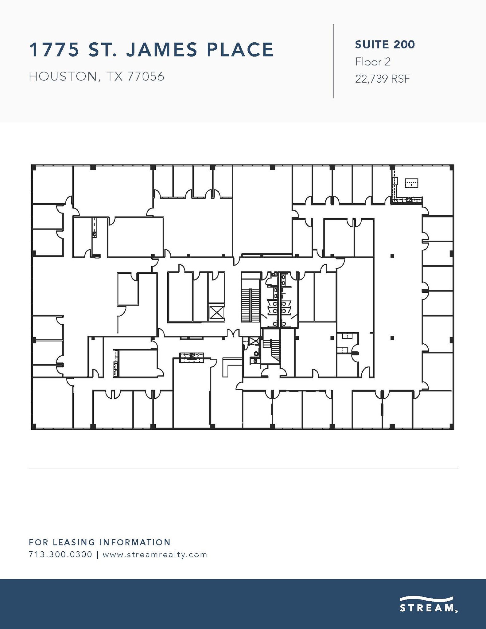 1775 St James Pl, Houston, TX à louer Plan d’étage– Image 1 sur 1