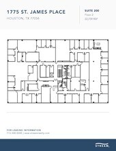 1775 St James Pl, Houston, TX à louer Plan d’étage– Image 1 sur 1