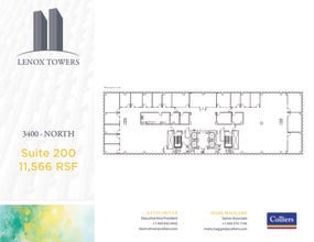 3400 Peachtree Rd NE, Atlanta, GA à louer Plan d’étage– Image 1 sur 1