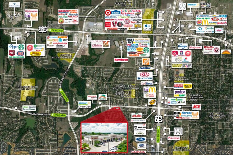 2741 Virginia Pky, McKinney, TX à louer - Photo de l’immeuble – Image 3 sur 3