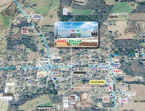 306 E 13th St, Murfreesboro, AR - VUE AÉRIENNE  vue de carte
