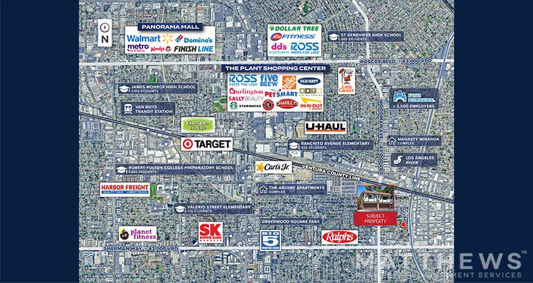 7348 Ventura Canyon Ave, Van Nuys, CA à vendre - Photo de l’immeuble – Image 2 sur 2