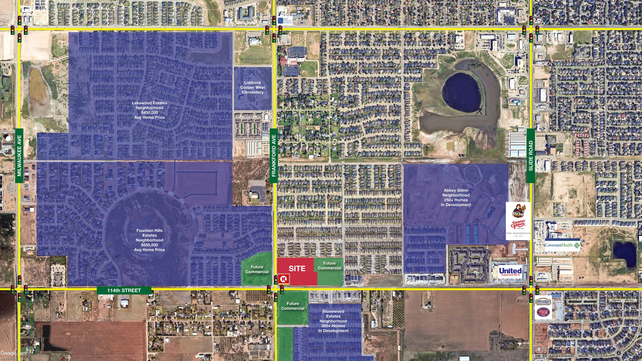 NEC of 114th & Frankford ave, Lubbock, TX à vendre Photo de l’immeuble– Image 1 sur 4