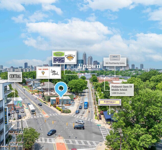 927 Central Ave, Charlotte, NC à louer - Photo de l’immeuble – Image 3 sur 4