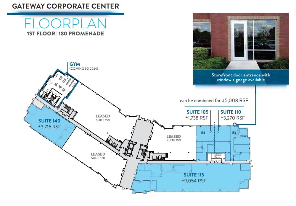 180 Promenade Cir, Sacramento, CA à louer Plan d’étage– Image 1 sur 1