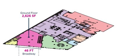 44 W 63rd St, New York, NY à louer Plan d’étage– Image 1 sur 1