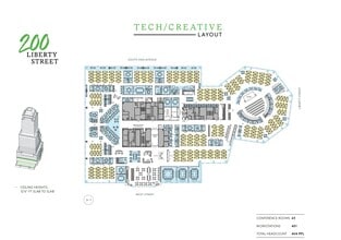 200 Liberty St, New York, NY à louer Plan d’étage– Image 2 sur 5