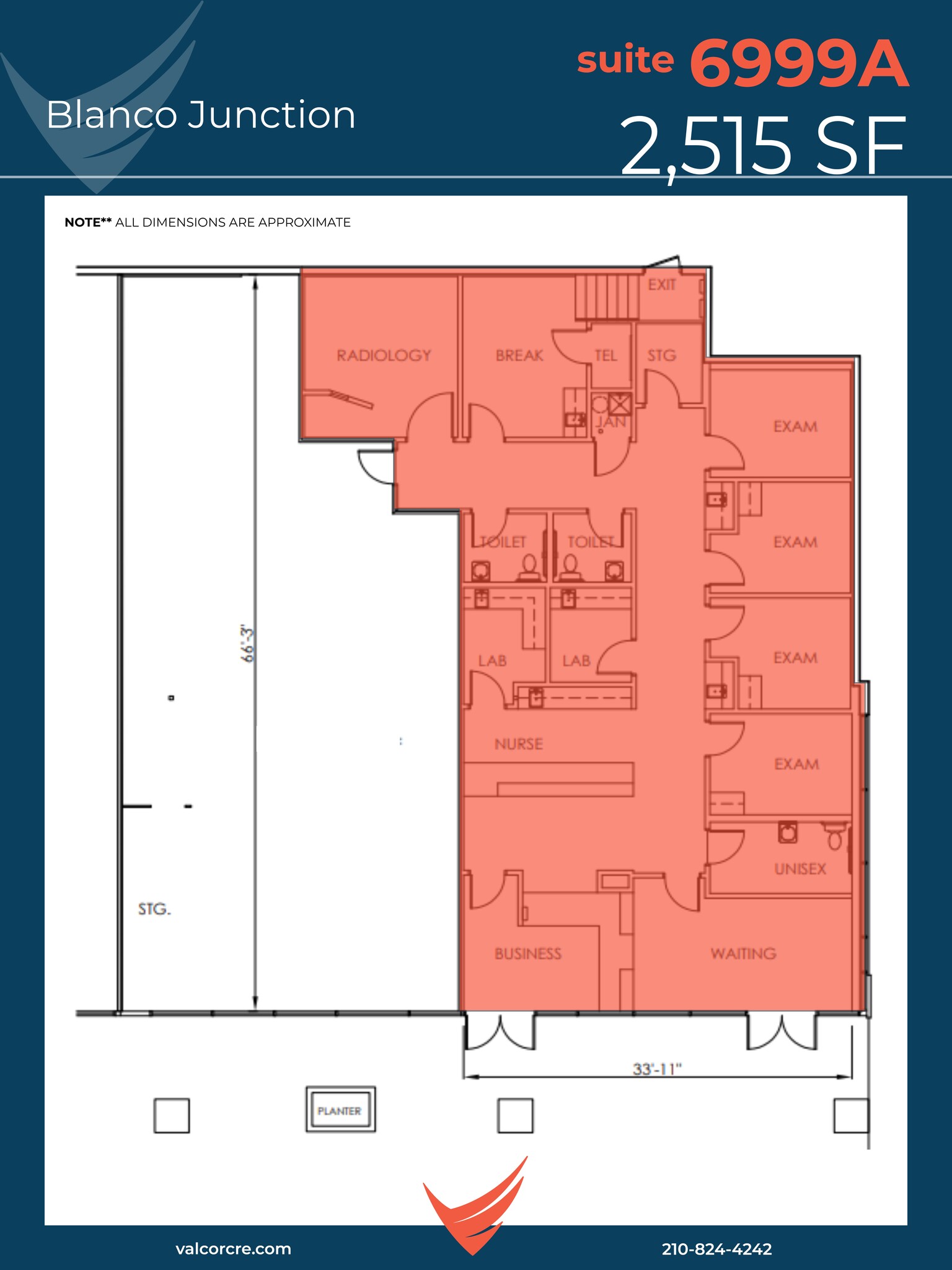 6900-6999 Blanco Rd, San Antonio, TX à louer Plan de site– Image 1 sur 1