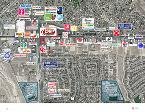 SEC of Unser Blvd and Southern Blvd, Rio Rancho, NM - VUE AÉRIENNE  vue de carte