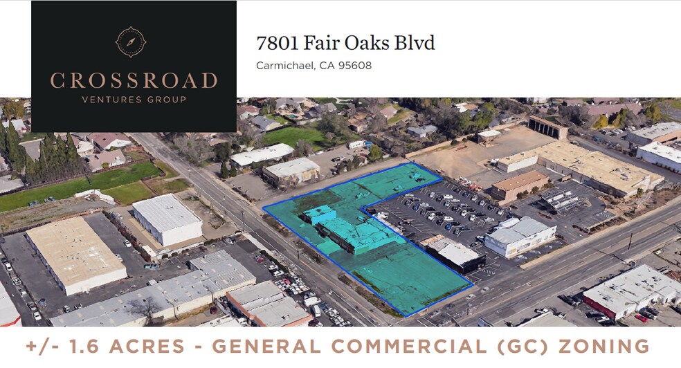 7801-7823 Fair Oaks Blvd, Carmichael, CA à vendre - Photo principale – Image 1 sur 2