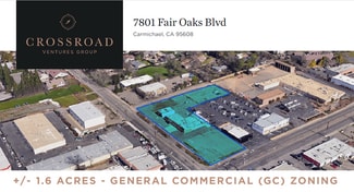 Plus de détails pour 7801-7823 Fair Oaks Blvd, Carmichael, CA - Terrain à vendre