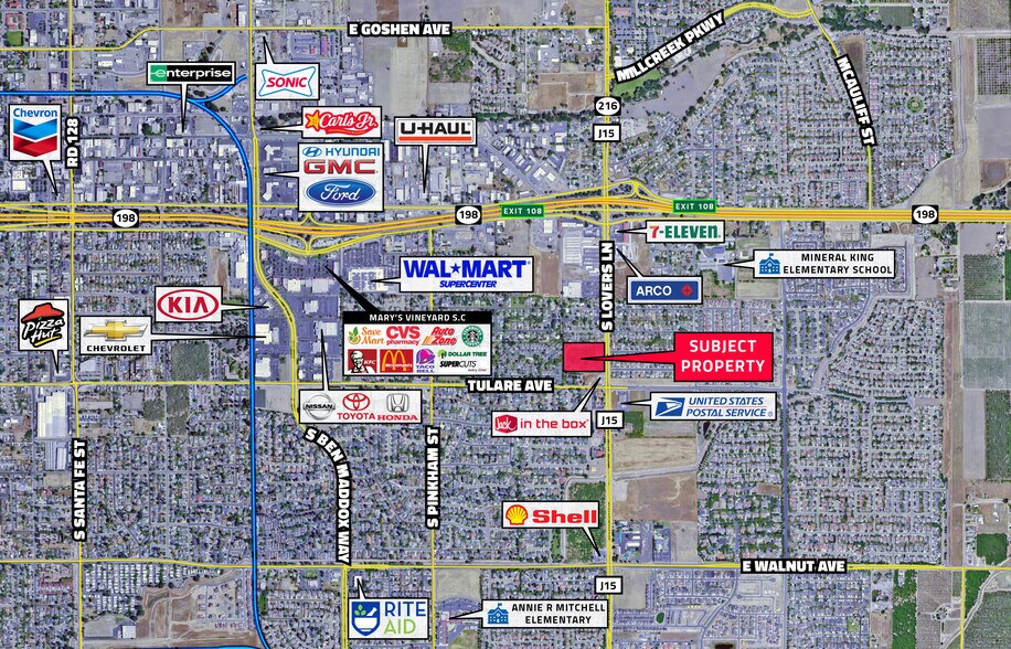 S Lovers Ln, Visalia, CA à vendre - Photo de l’immeuble – Image 2 sur 4