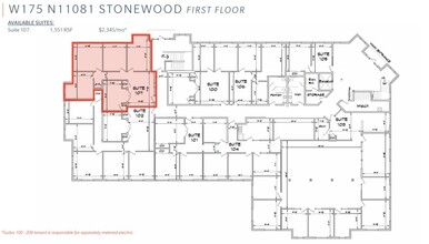 W175N11081 Stonewood Dr, Germantown, WI à louer Plan d’étage– Image 1 sur 1