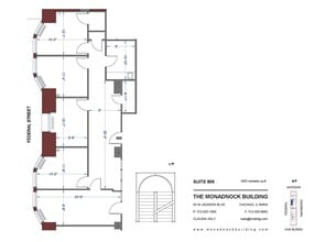 53 W Jackson Blvd, Chicago, IL à louer Plan d’étage– Image 1 sur 5