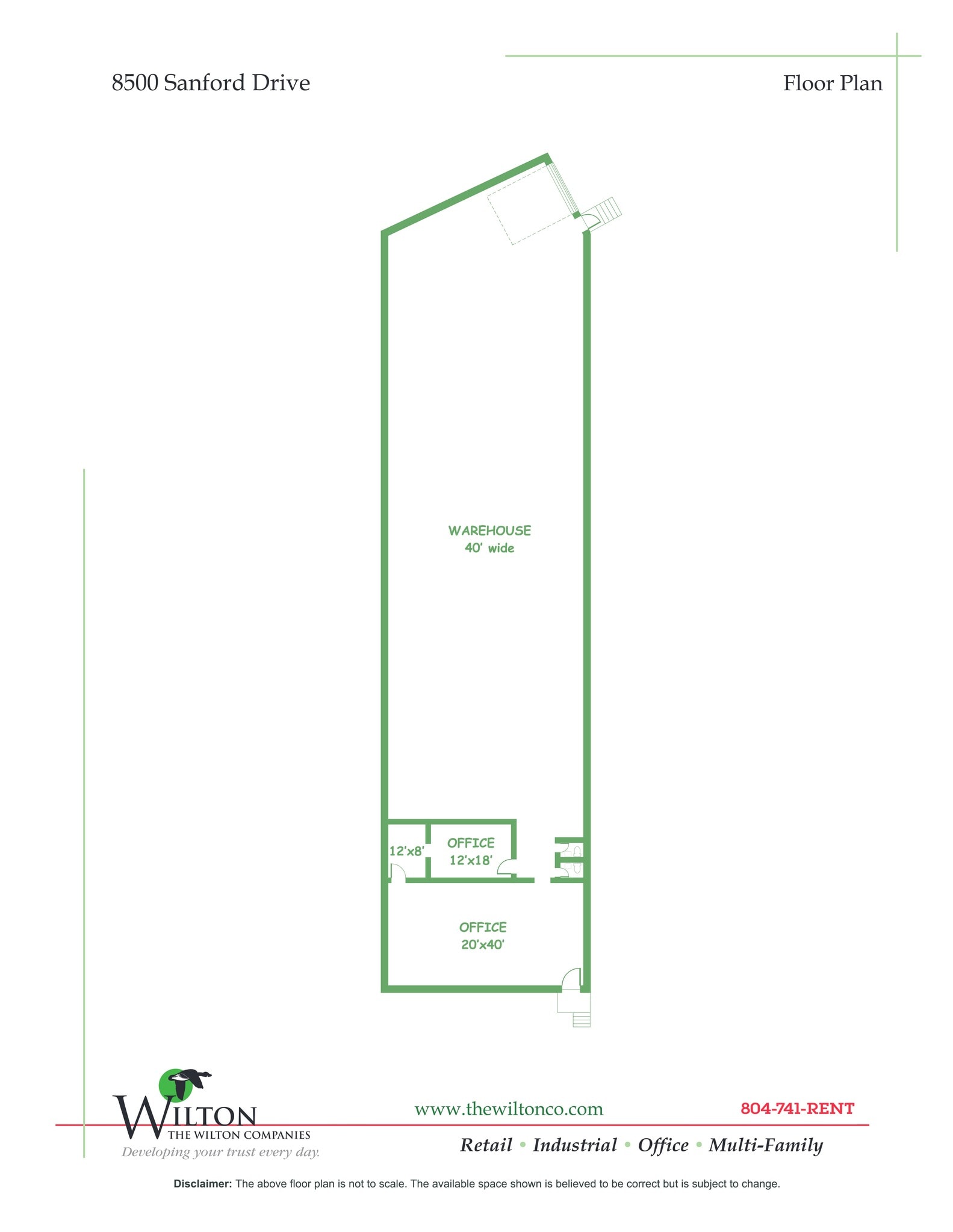 8400-8414 Sanford Dr, Richmond, VA à louer Plan de site– Image 1 sur 1